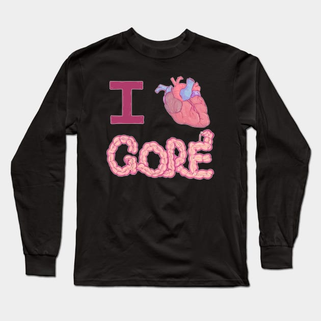 I <3 Gore Long Sleeve T-Shirt by PsychologistTongue